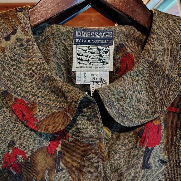Dressage by Paul Costelloe Designer Vintage Dress Pre Owned - Picture 5 of 8